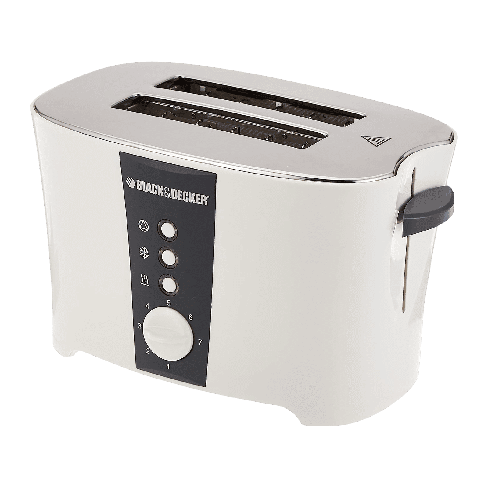 BLACK+DECKER ET122 800W 2 Slice Pop-Up Toaster with Removable Crumb Tray (White)_10