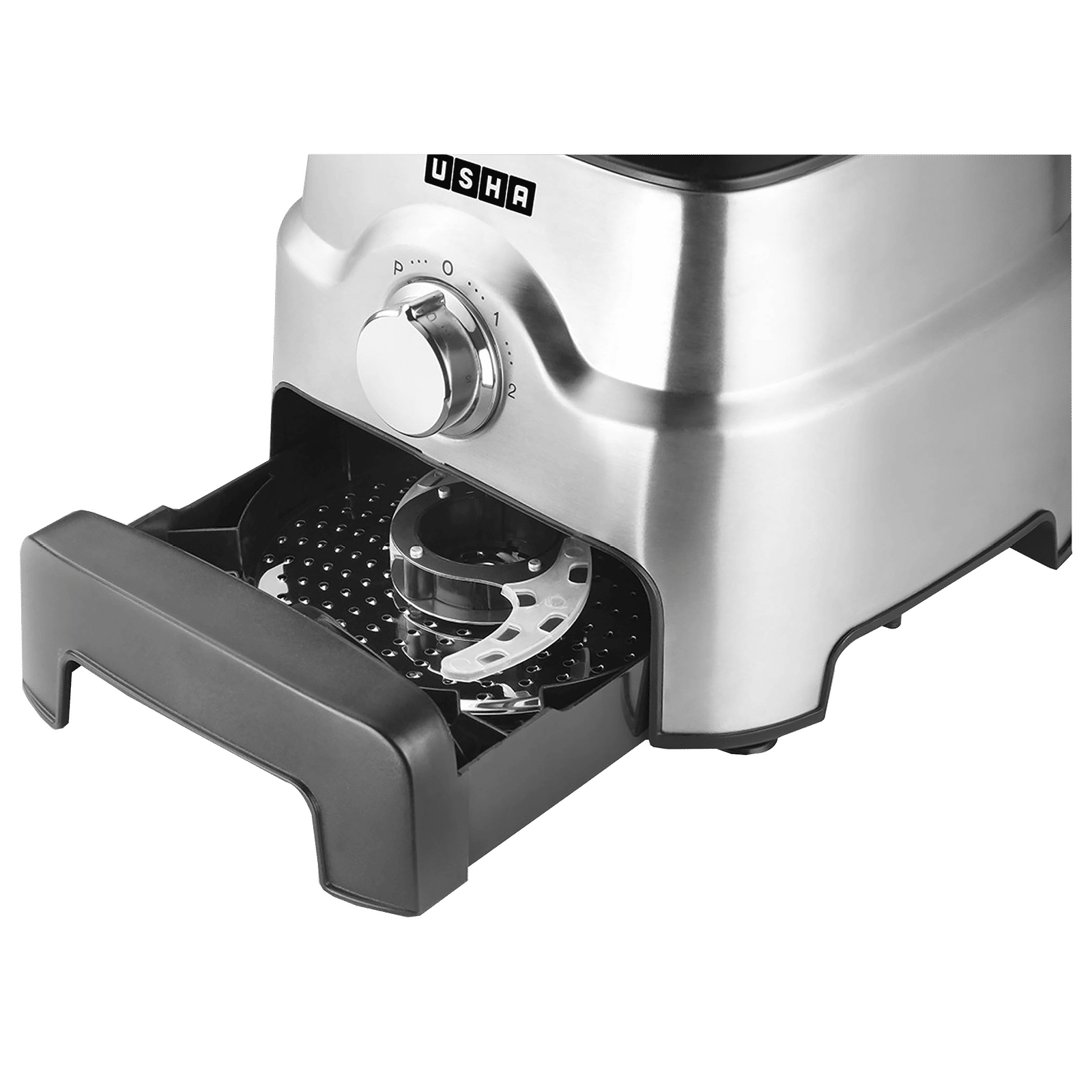 USHA FP 3811 1000 Watt Food Processor with 6 Blades (Black & Silver)_3