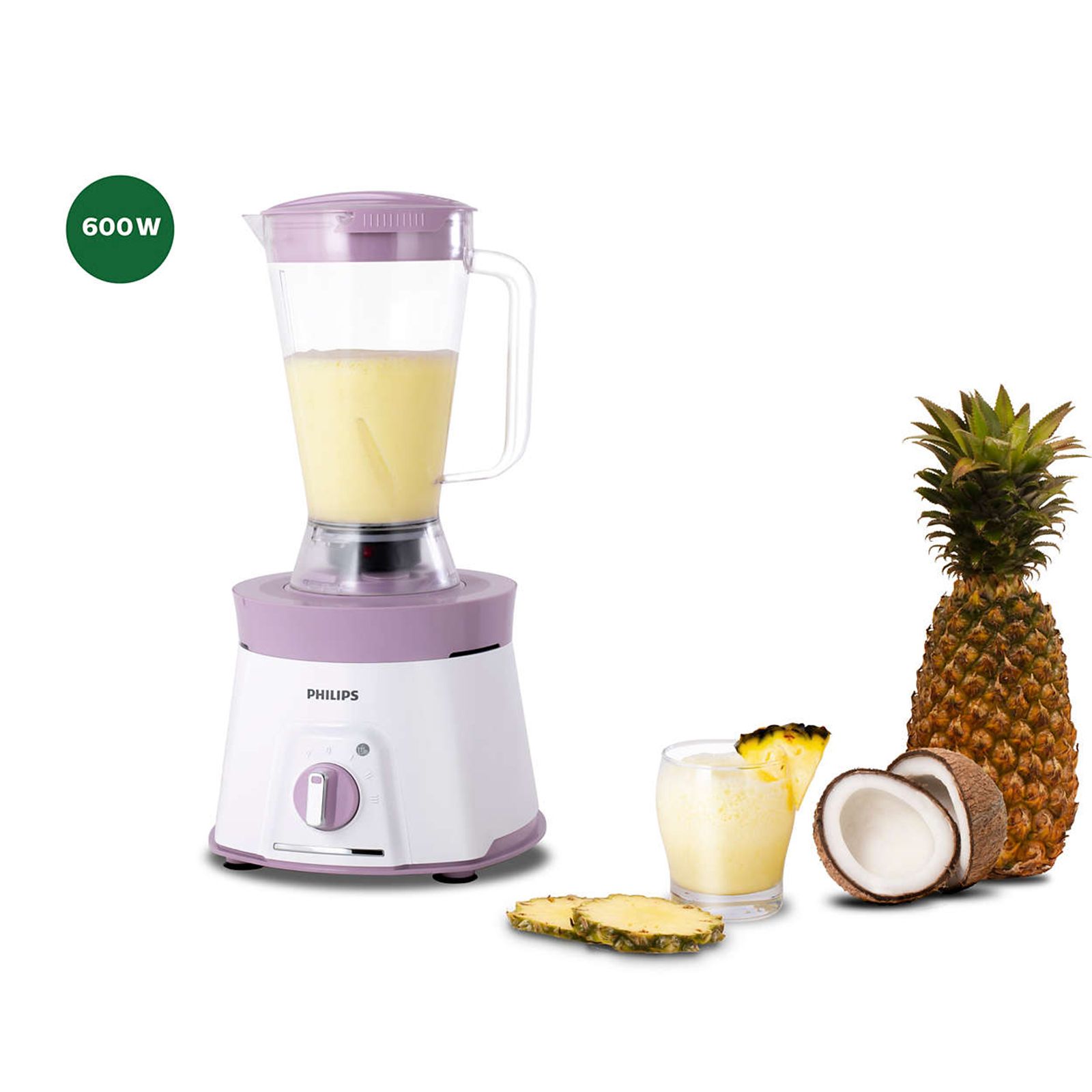 Philips Viva Collection 600 Watt 3 Jars Juicer Mixer Grinder (20000 RPM, Overload Protection, White & Lilac)_12