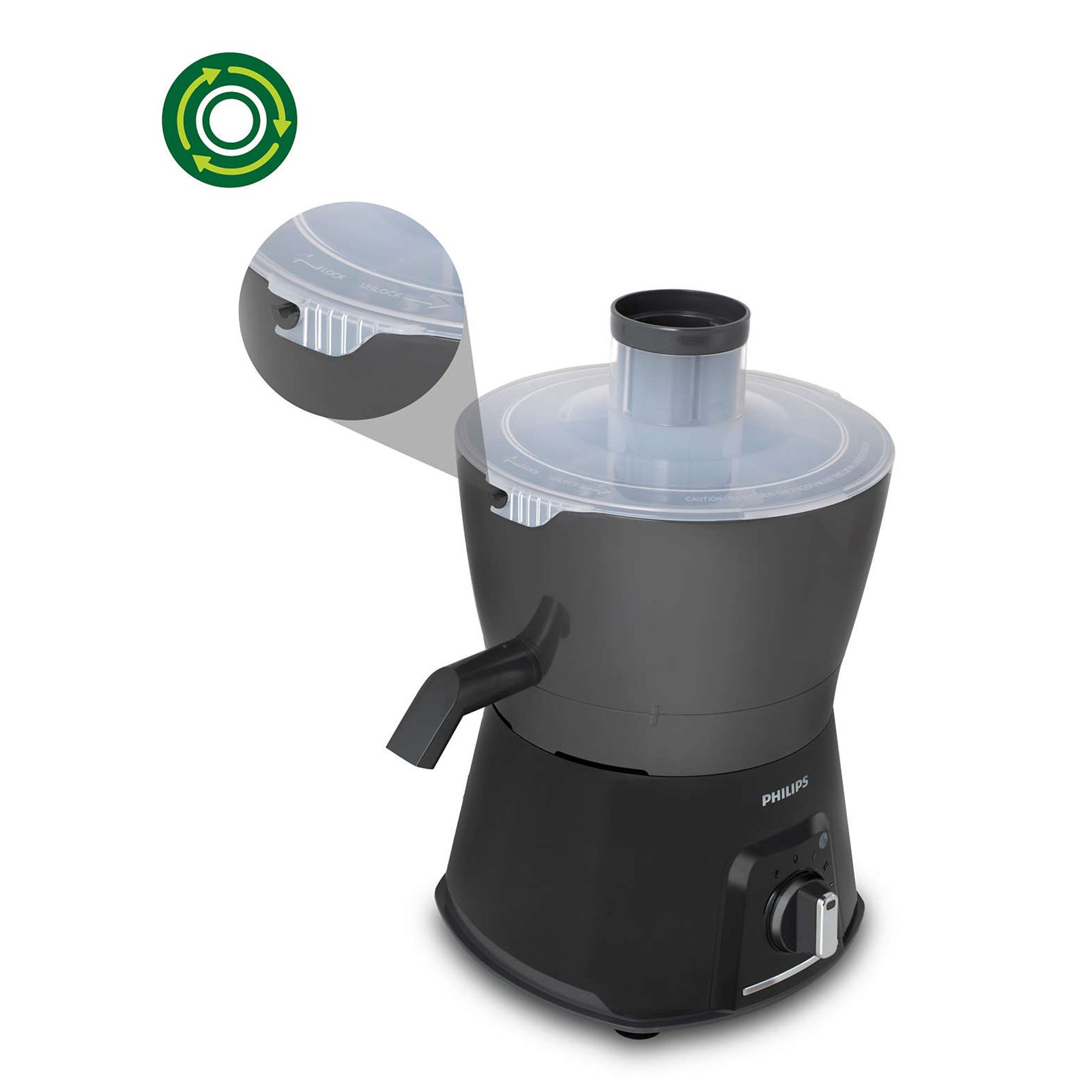 PHILIPS Viva Collection 600 Watt 4 Jars Juicer Mixer Grinder (20000 RPM, Overload Protection, Carbon Black & Cashmere Grey)_10