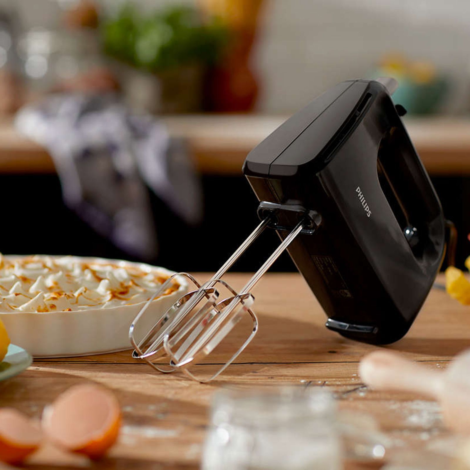 PHILIPS Daily Collection 300 Watt 5 Speed Hand Mixer with 4 Attachments (Non-Slip Grip, Black)_14