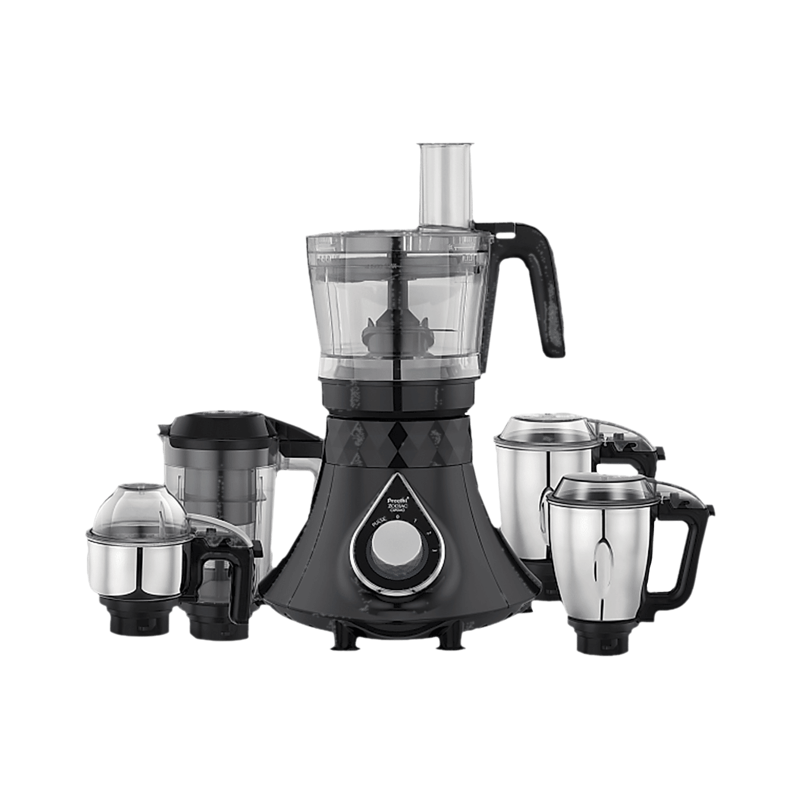Preethi Zodiac Cosmo 750 Watt 5 Jars Juicer Mixer Grinder (18000 RPM, 3D Cooling System, Black) Preethi Zodiac Cosmo 750 Watt 5 Jars Juicer Mixer Grinder (18000 RPM, 3D Cooling System, Black)_11