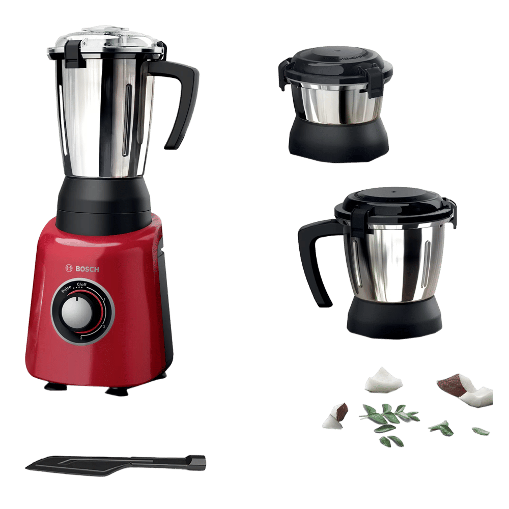 BOSCH TrueMixx Radiance 600 Watt 3 Jars Mixer Grinder (22000 RPM, Stone Pounding Technology, Red) BOSCH TrueMixx Radiance 600 Watt 3 Jars Mixer Grinder (22000 RPM, Stone Pounding Technology, Red)_9