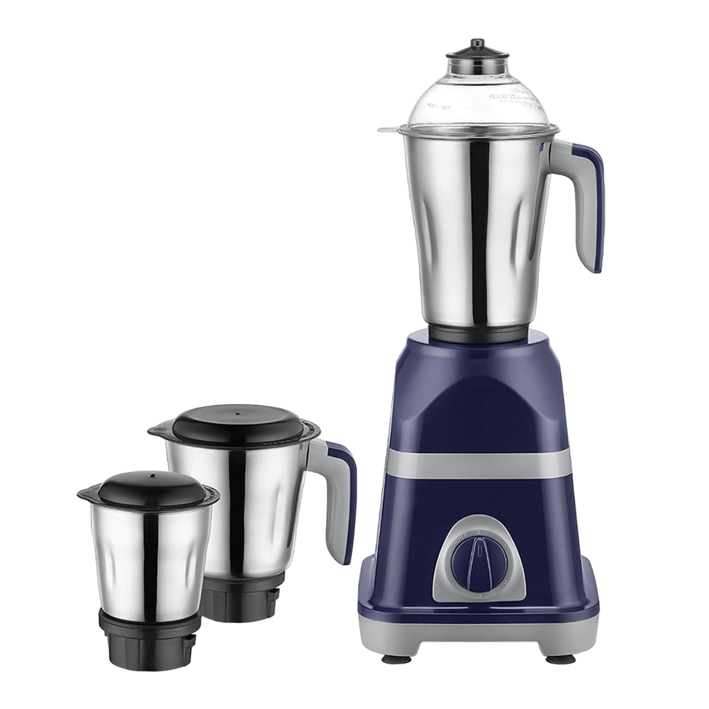 Kutchina MISI KARIZMA 750 Watt 3 Jars Mixer Grinder (18000 RPM, Anti Skid Feet, Blue)_1