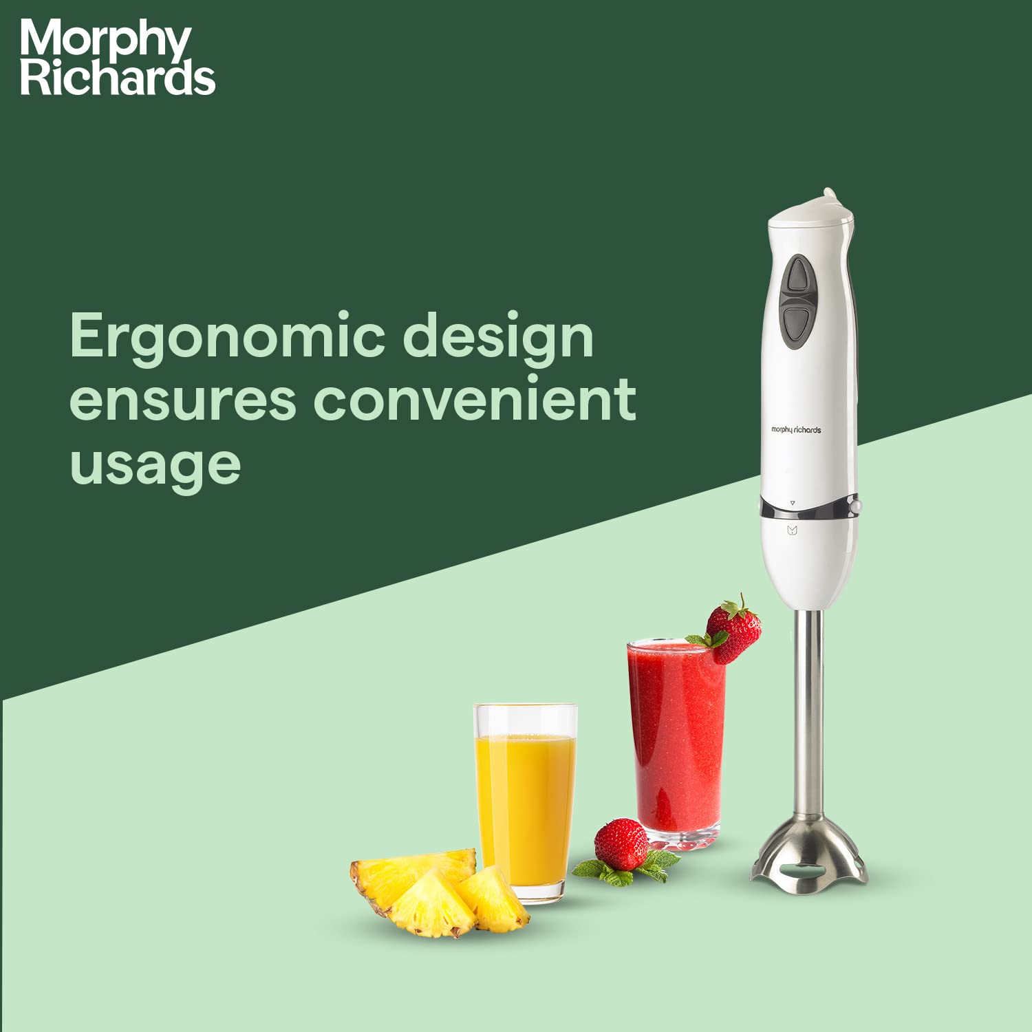 morphy richards HBCS 400 Watt 2 Speed Hand Blender with 2 Attachments (Easy Locking System, White) morphy richards HBCS 400 Watt 2 Speed Hand Blender with 2 Attachments (Easy Locking System, White)_18