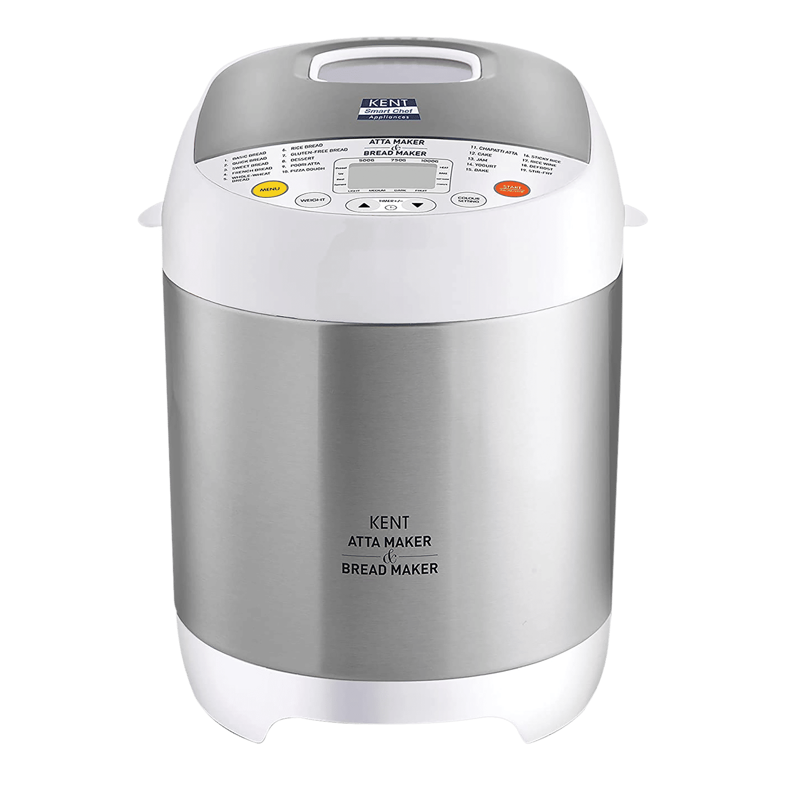 KENT 550 Watts Atta And Bread Maker (16010, Steel Grey)_1