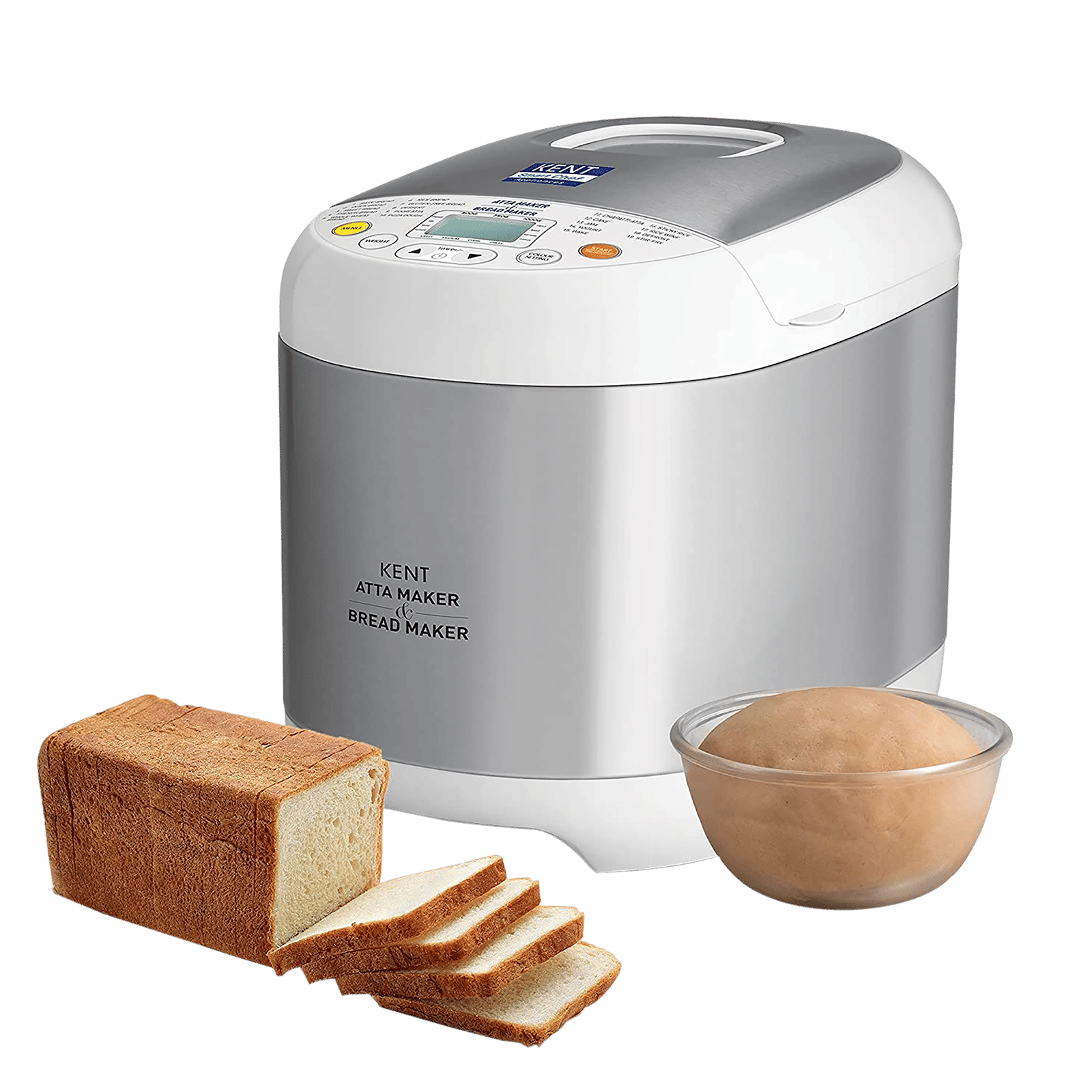 KENT 550 Watts Atta And Bread Maker (16010, Steel Grey)_5