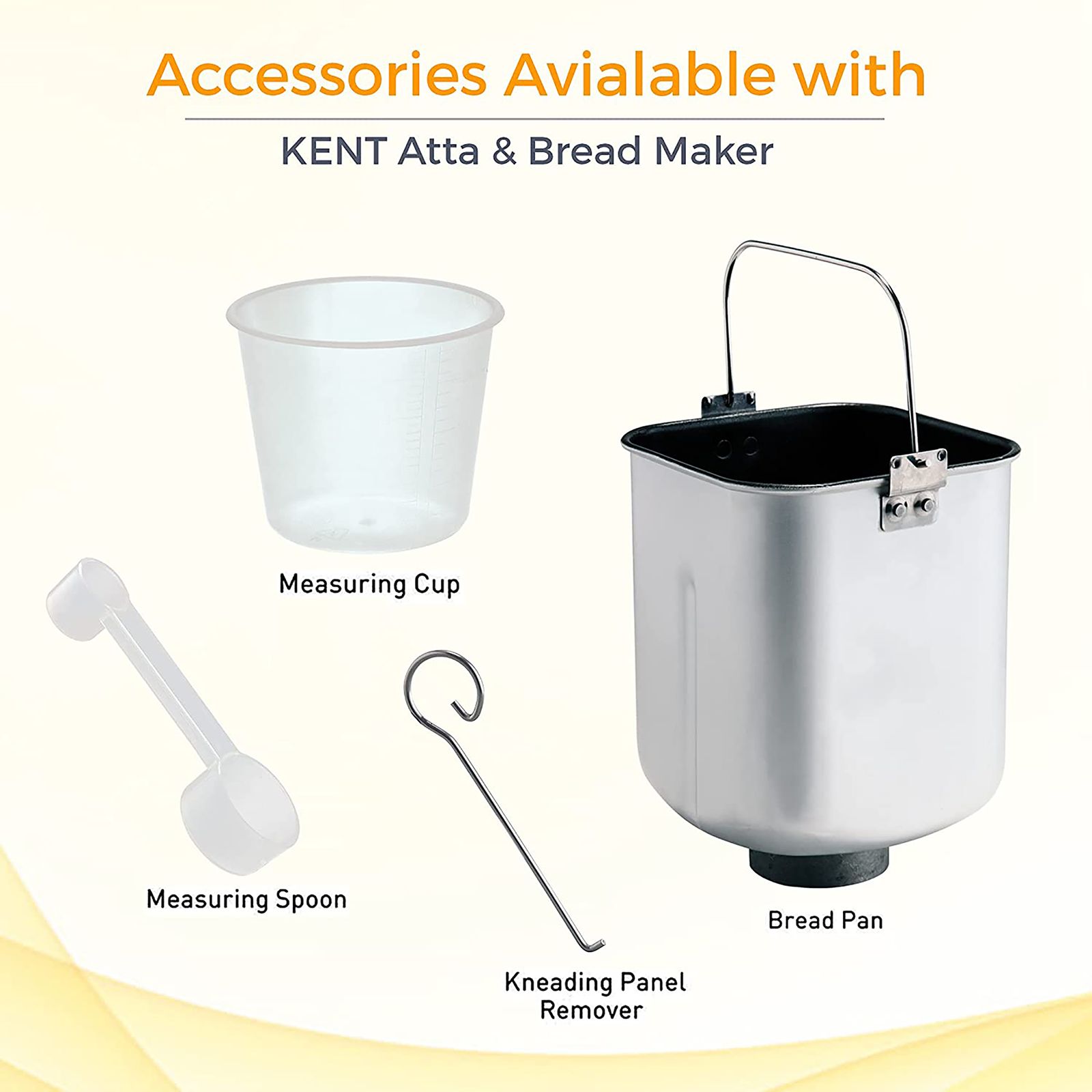 KENT 550 Watts Atta And Bread Maker (16010, Steel Grey)_8