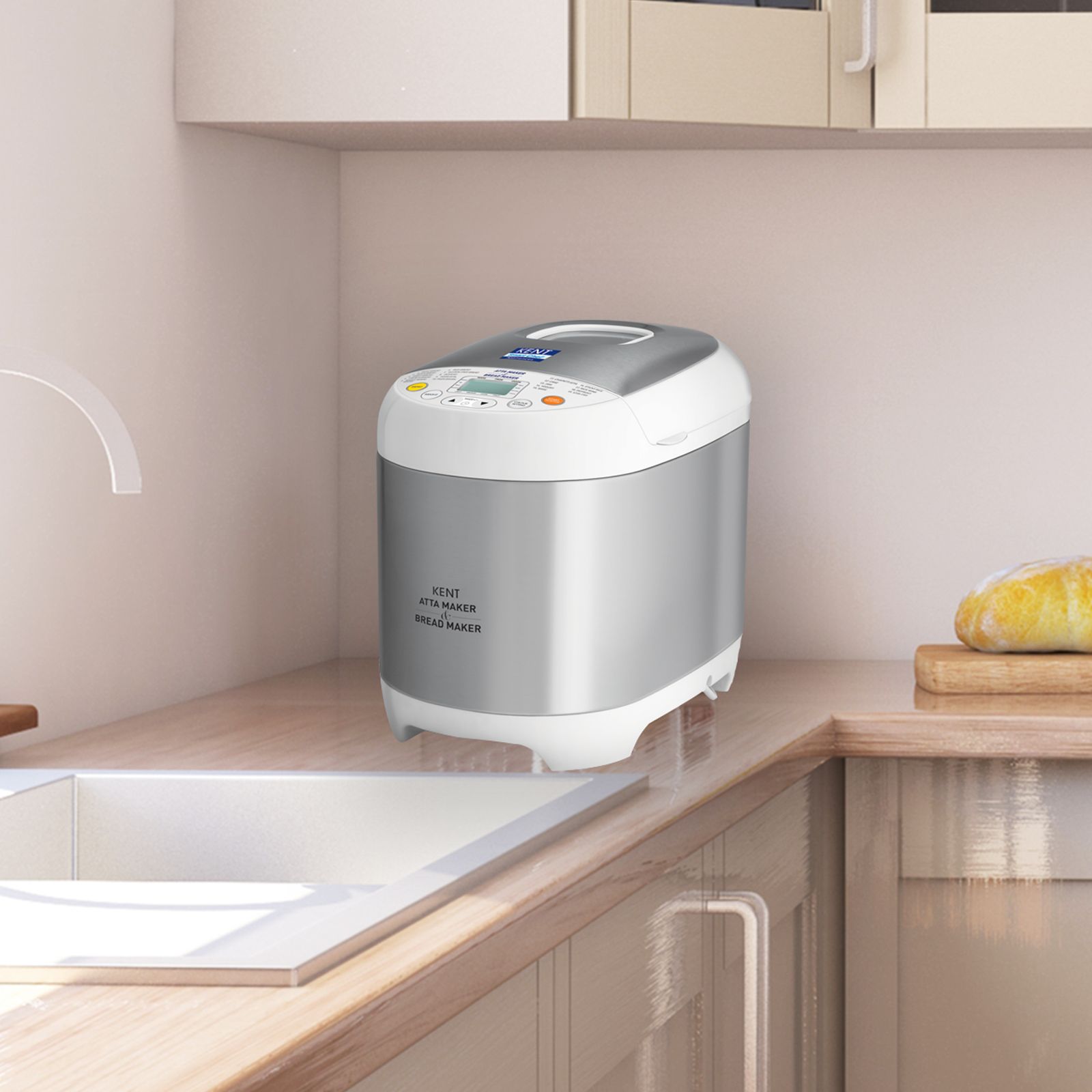 KENT 550 Watts Atta And Bread Maker (16010, Steel Grey)_13