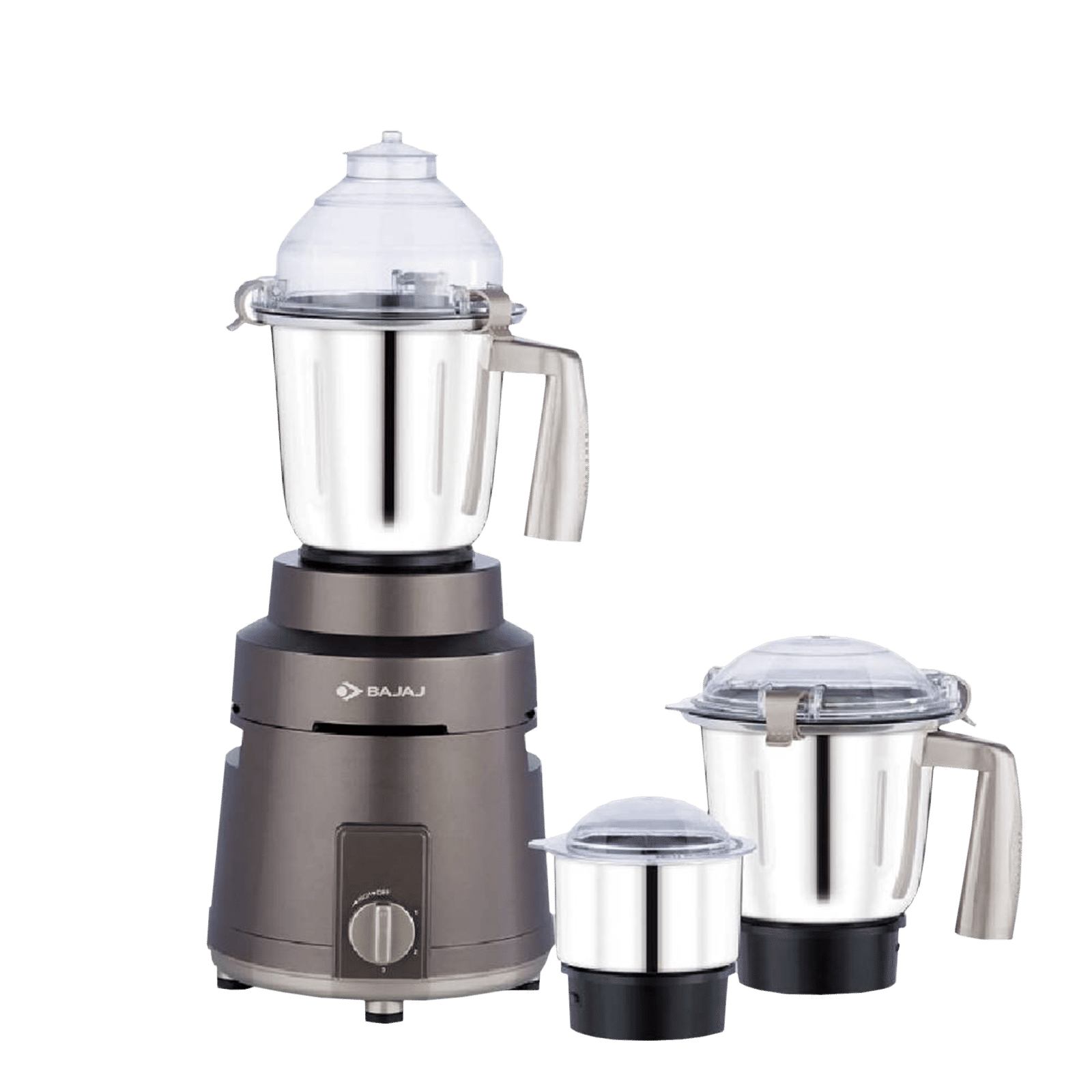 BAJAJ Herculo 1000 Watt 3 Jars Mixer Grinder (Nutri Pro Feature, Coffee Brown)_1