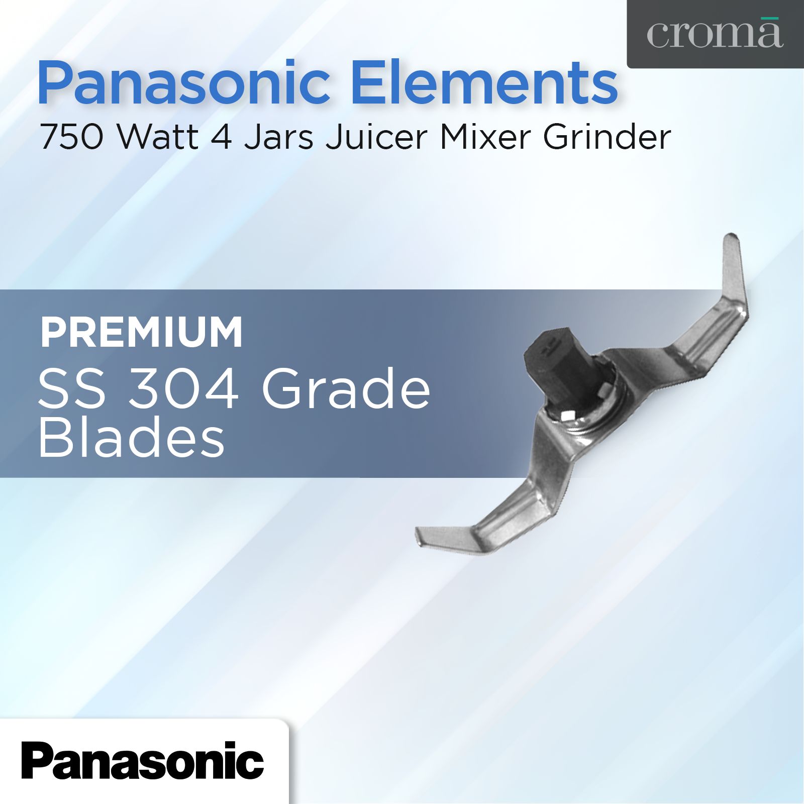 Panasonic 750 Watt 4 Jars Juicer Mixer Grinder (Double Safety Lock, Black)_7