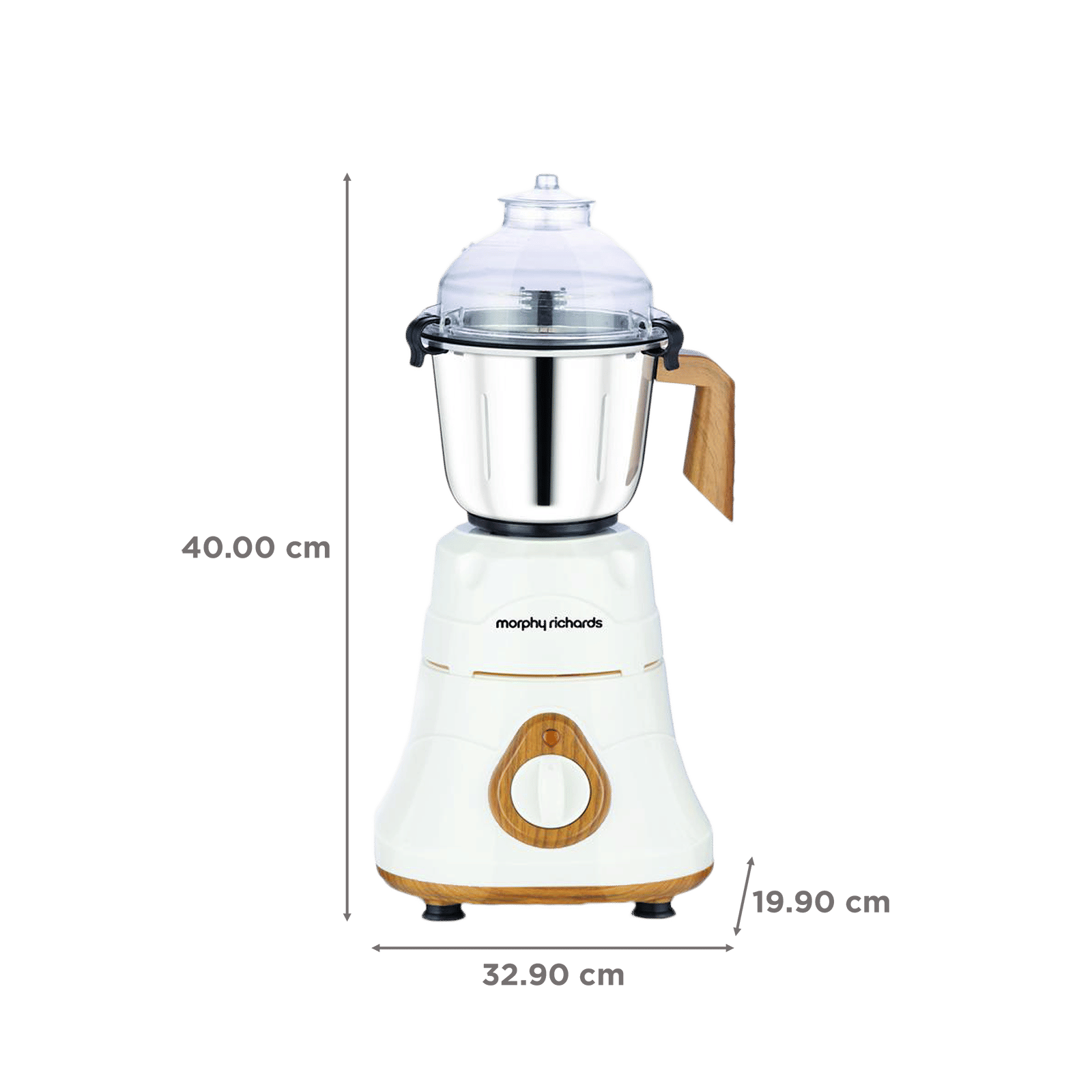 morphy richards Brut 800 Watts 3 Jars Mixer Grinder (Silicon Gaskets, 640110, Wood Finish with Parker White) morphy richards Brut 800 Watts 3 Jars Mixer Grinder (Silicon Gaskets, 640110, Wood Finish with Parker White)_3