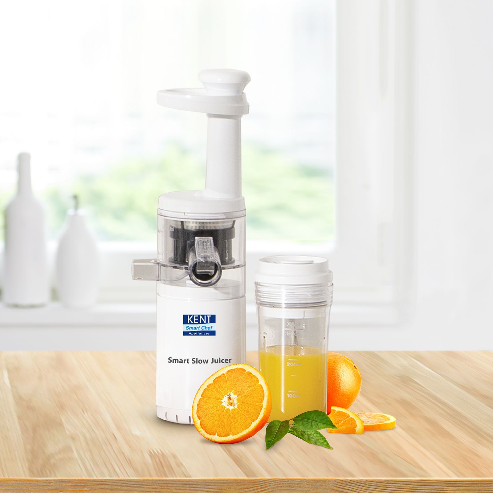 KENT Smart 80 Watt 1 Jar Slow Juicer (Low Speed Squeezing, White) KENT Smart 80 Watt 1 Jar Slow Juicer (Low Speed Squeezing, White)_8
