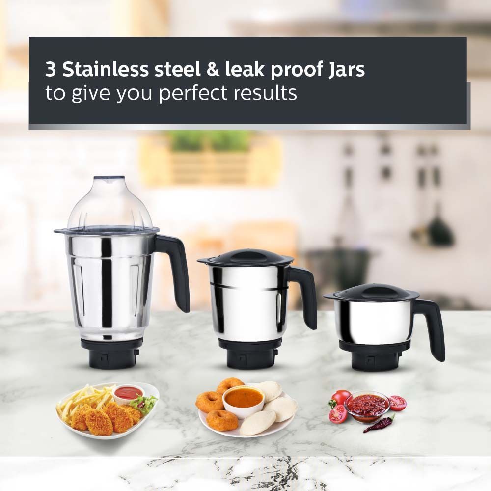 PHILIPS 1000 Watt 4 Jars Juicer Mixer Grinder (22000 RPM, Rotary Knob Control, Black/White) PHILIPS 1000 Watt 4 Jars Juicer Mixer Grinder (22000 RPM, Rotary Knob Control, Black/White)_17