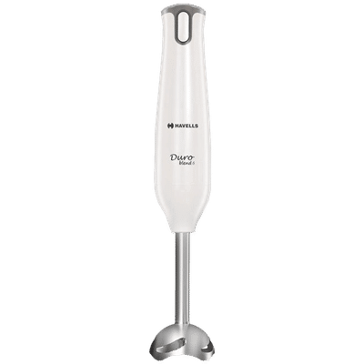 HAVELLS Duro Blend - S 300 Watt 1 Speed Hand Blender (Detachable Stem, White)
