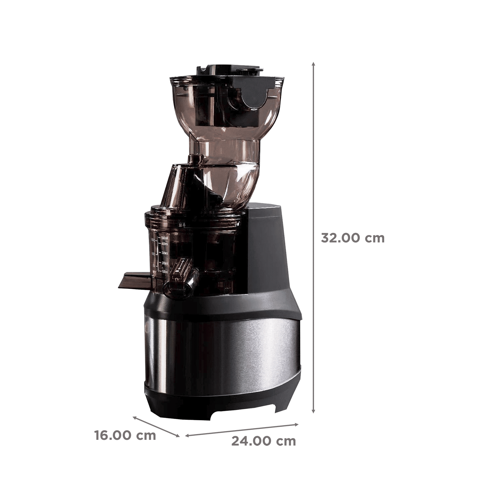 HAFELE Magnus 250 Watt Cold Press Juicer (35 RPM, Vertical Masticating Mechanism, Black) HAFELE Magnus 250 Watt Cold Press Juicer (35 RPM, Vertical Masticating Mechanism, Black)_3