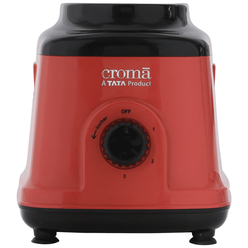 Buy Croma 750 Watt 3 Jars Mixer Grinder (20000 RPM, Overload Protection ...