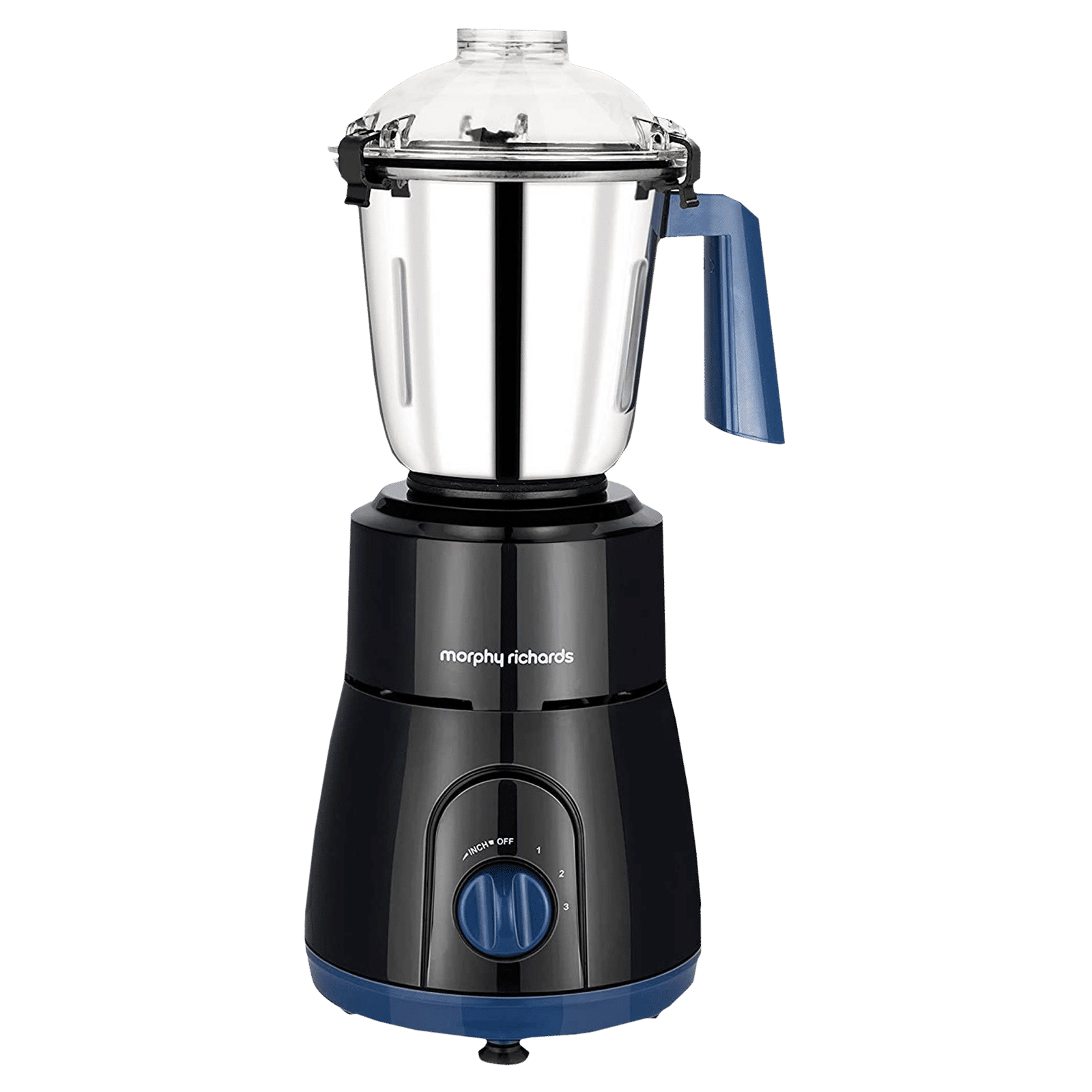 morphy richards Relish 750 Watt 4 Jars Mixer Grinder (20000 RPM, Overload Protection, Black & Blue)_9