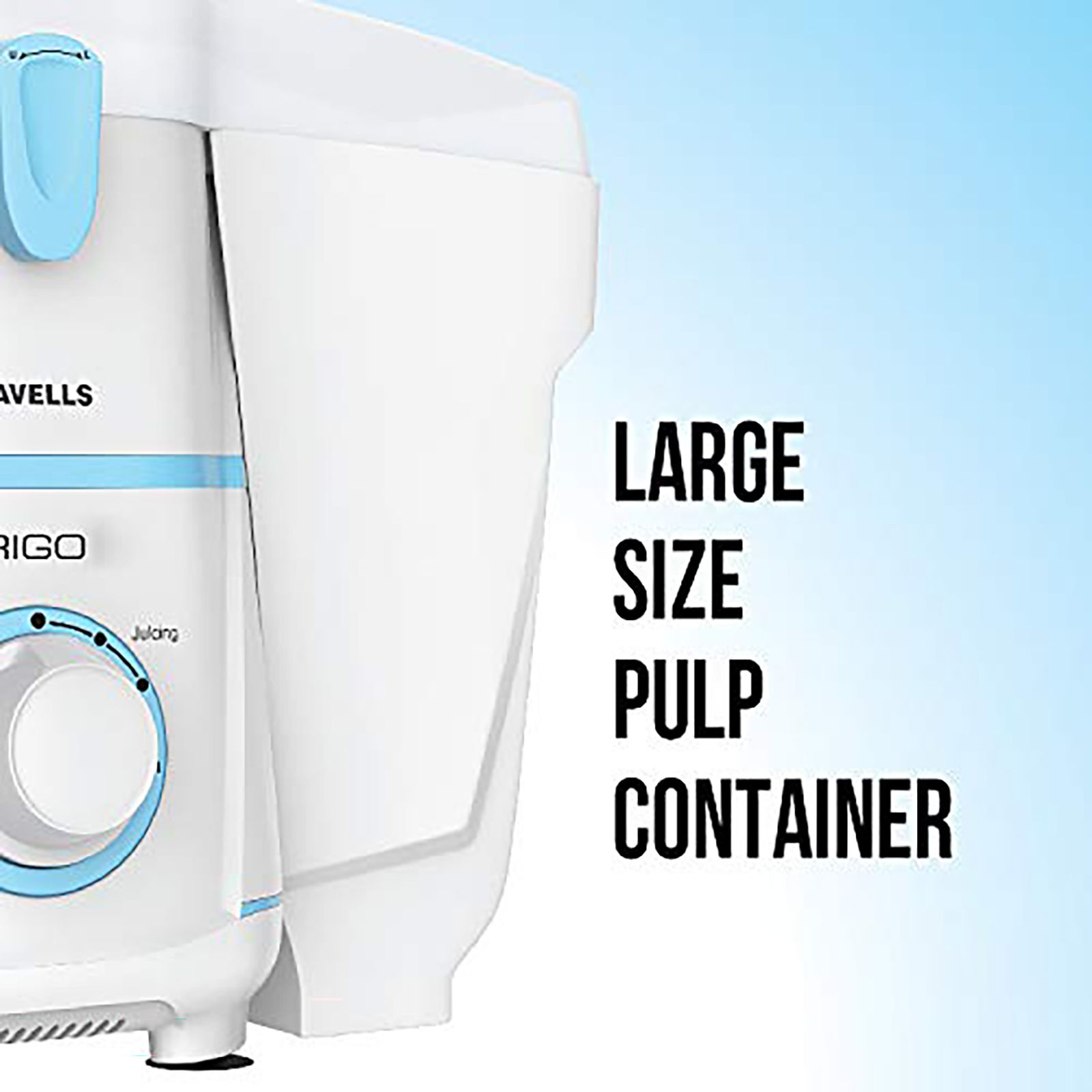 HAVELLS Rigo 500 Watt 3 Jars Juicer Mixer Grinder (Stainless Steel Blade, White Blue) HAVELLS Rigo 500 Watt 3 Jars Juicer Mixer Grinder (Stainless Steel Blade, White Blue)_9