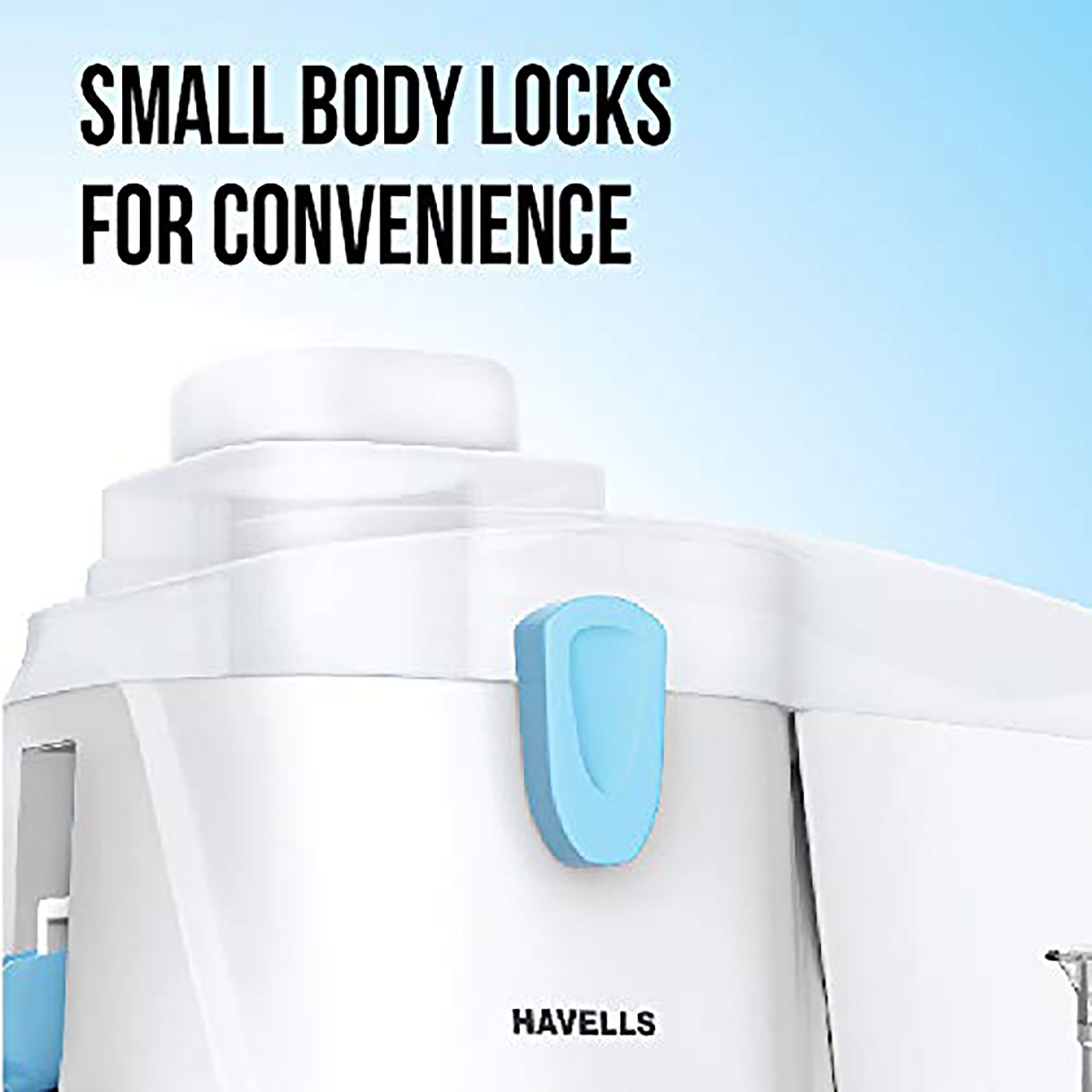 HAVELLS Rigo 500 Watt 3 Jars Juicer Mixer Grinder (Stainless Steel Blade, White Blue) HAVELLS Rigo 500 Watt 3 Jars Juicer Mixer Grinder (Stainless Steel Blade, White Blue)_10