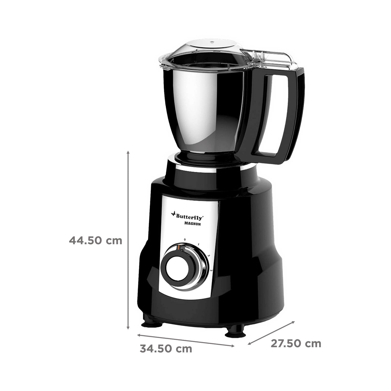 Butterfly Magnum 900 Watt 3 Jars Mixer Grinder (Hands Free Operation, Black) Butterfly Magnum 900 Watt 3 Jars Mixer Grinder (Hands Free Operation, Black)_3