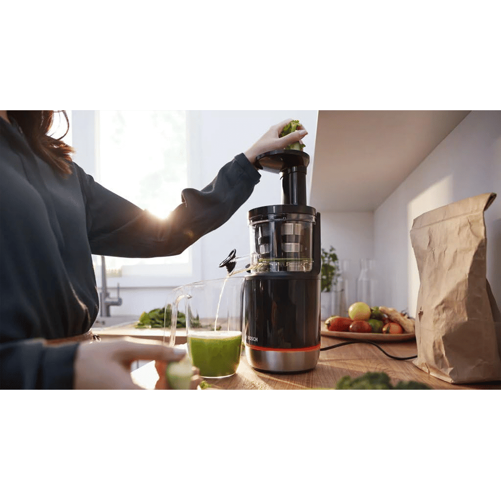 BOSCH VitaExtract 150 Watt 2 Jars Slow Juicer (55 RPM, GentleSqueezing Technology, Black)_14