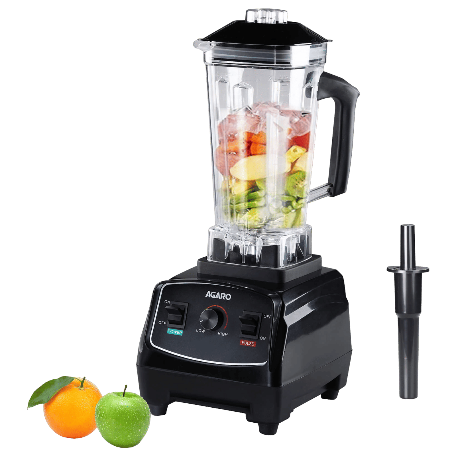 AGARO Grand 2000 Watt 1 Jar Mixer Grinder Blender (Pulse Function, Black)_1