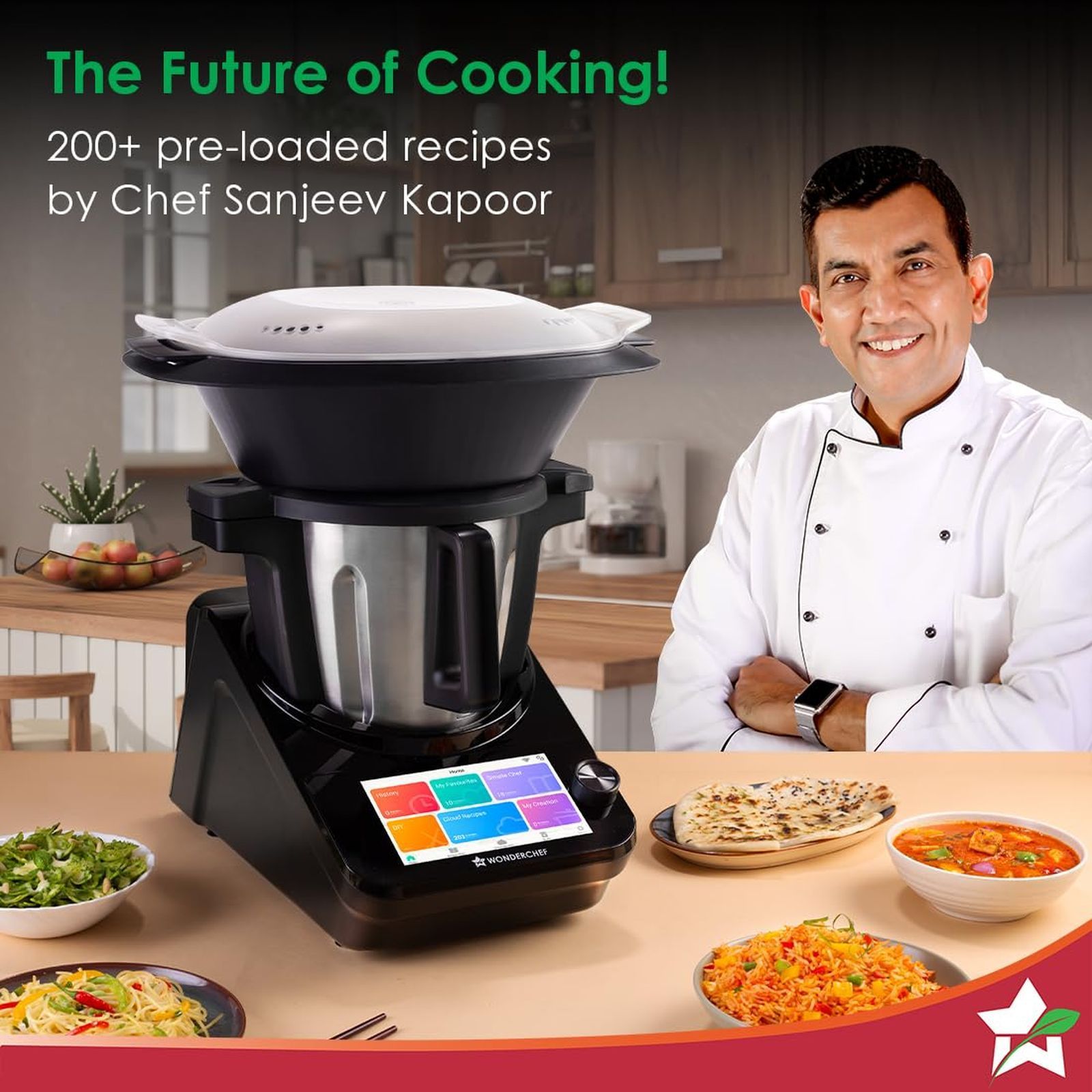 Wonderchef Chef Magic 1800 Watts Food Processors with 3 Blades (Black) Wonderchef Chef Magic 1800 Watts Food Processors with 3 Blades (Black)_6
