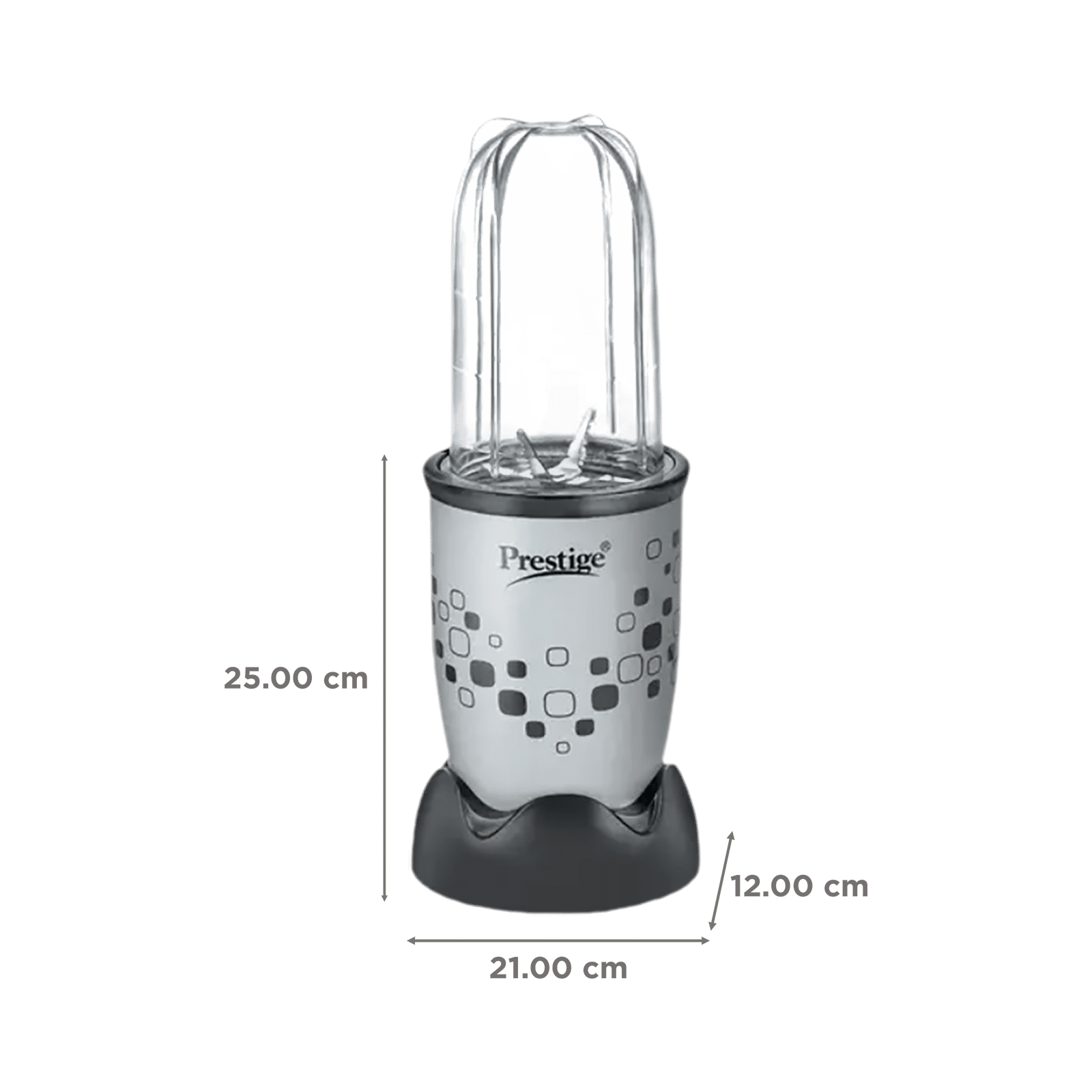 Prestige Nutri-Mix 2.0 350 Watt 2 Jars Mixer Grinder (Dual Safety Inter-Lock System, Black & Grey) Prestige Nutri-Mix 2.0 350 Watt 2 Jars Mixer Grinder (Dual Safety Inter-Lock System, Black & Grey)_3