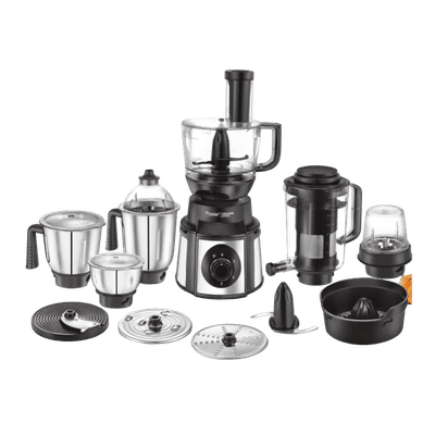 Prestige Endura Pro 1000 Watt Food Processor with 7 Blades (Black)