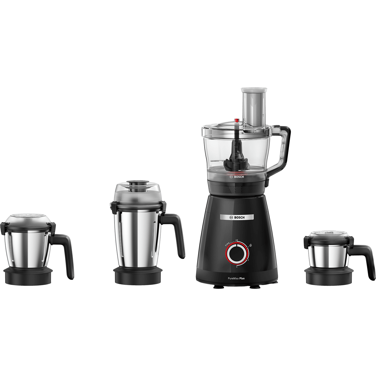 Bosch PureMixx 800 Watt 5 Jars Mixer Grinder (22500 RPM, Patented Stone Pounding Technology, Black) Bosch PureMixx 800 Watt 5 Jars Mixer Grinder (22500 RPM, Patented Stone Pounding Technology, Black)_4