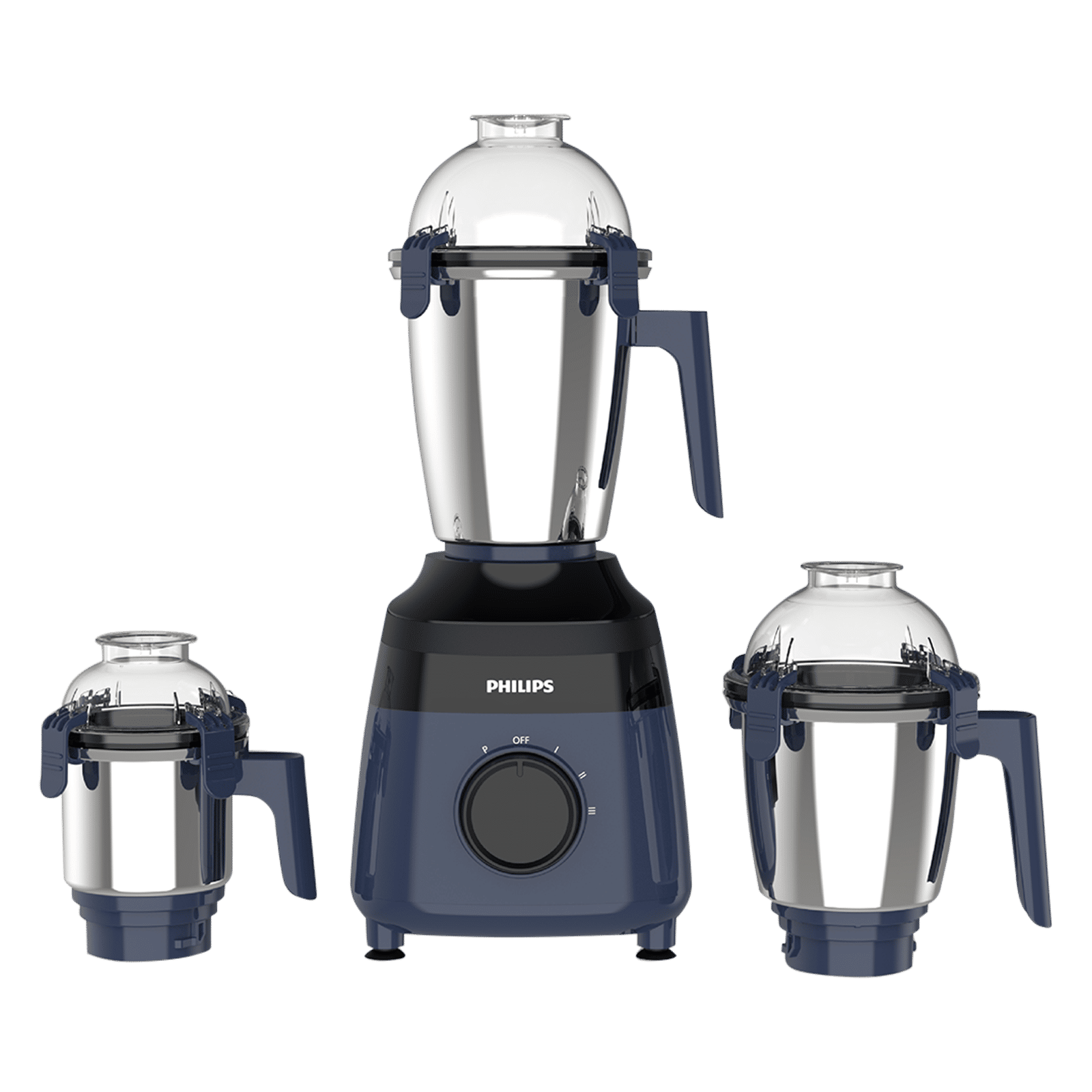 Philips HR7000/01 750 Watt 3 Jars Mixer Grinder (21000 RPM, OptiGrind Motor Technology, Blue) Philips HR7000/01 750 Watt 3 Jars Mixer Grinder (21000 RPM, OptiGrind Motor Technology, Blue)_1