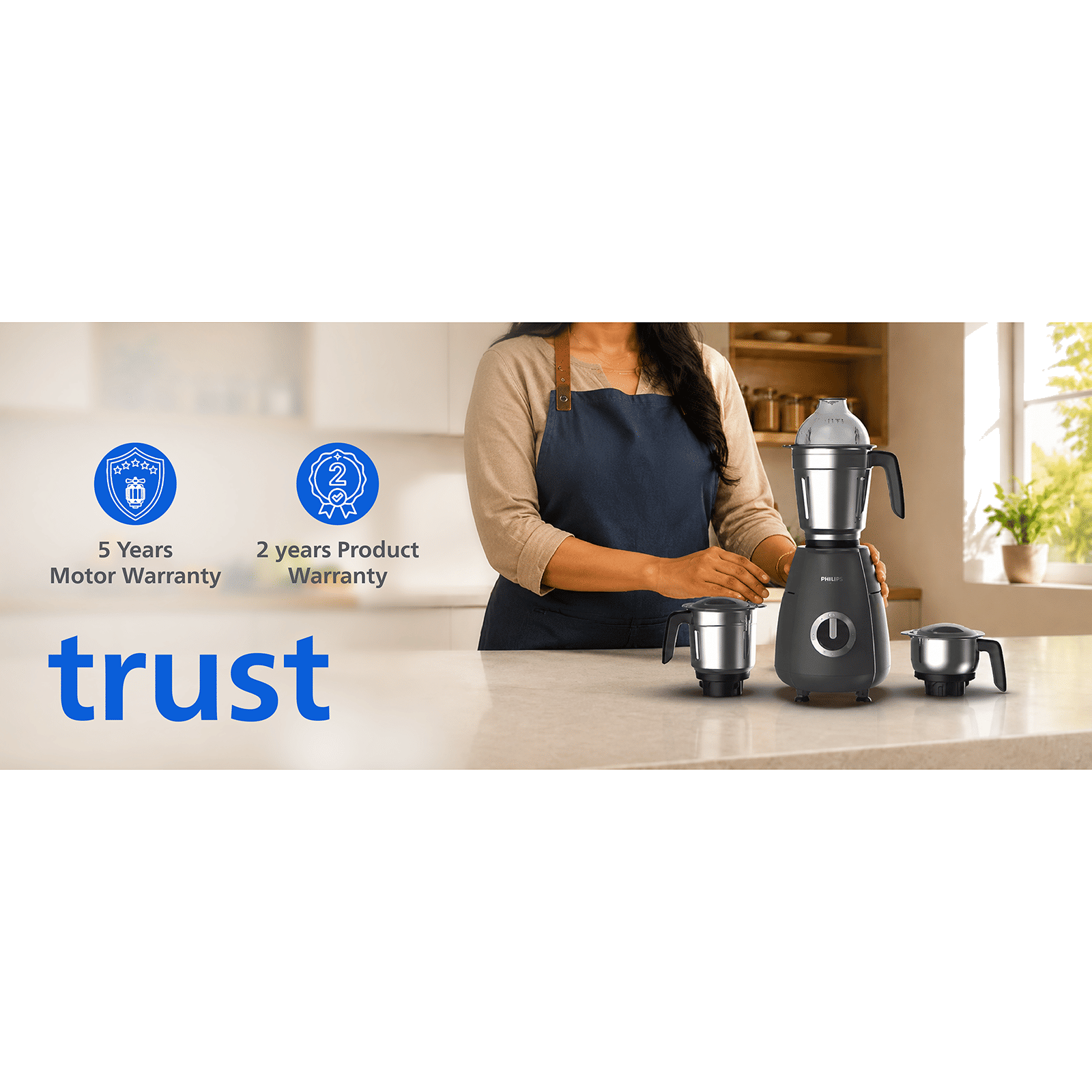 PHILIPS HR7731/00 1000 Watt 3 Jars Mixer Grinder (21000 RPM, Fast Precision Grinding, Grey) PHILIPS HR7731/00 1000 Watt 3 Jars Mixer Grinder (21000 RPM, Fast Precision Grinding, Grey)_16