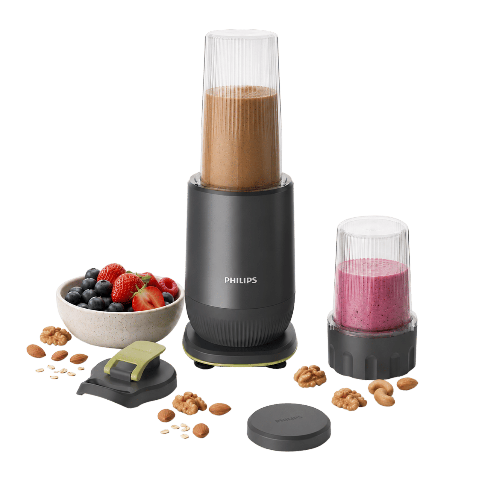 Philips HR2612/00 350 Watt 2 Jars Juicer Blender (25000 RPM, Leak-Proof Sipper Lid, Grey) Philips HR2612/00 350 Watt 2 Jars Juicer Blender (25000 RPM, Leak-Proof Sipper Lid, Grey)_2
