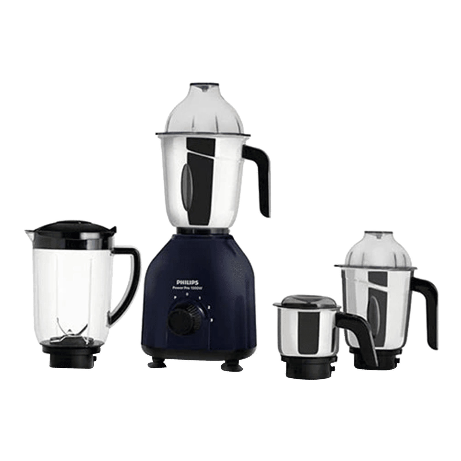 PHILIPS Power Pro 1000 Watt 4 Jars Mixer Grinder (21000 RPM, Quick Cool Ventilation Technology, Azure Blue) PHILIPS Power Pro 1000 Watt 4 Jars Mixer Grinder (21000 RPM, Quick Cool Ventilation Technology, Azure Blue)_1