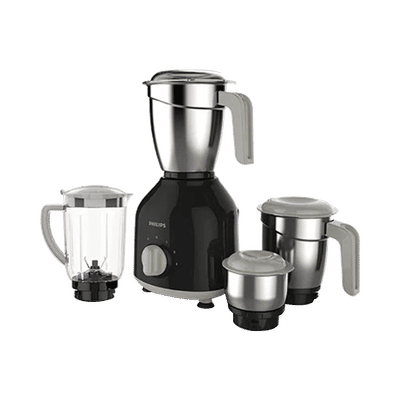 PHILIPS HL7759/00 750 Watt 4 Jars Mixer Grinder (21000 RPM, Turbo Motor, Black)