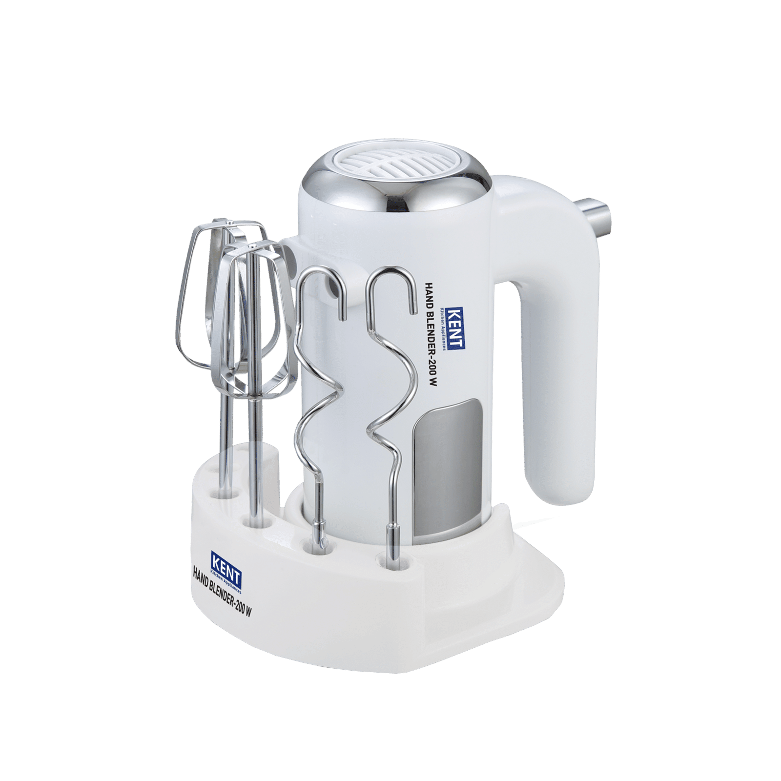 KENT 200 Watt 5 Speed Hand Blender with 4 Attachments (Built-In Overheating Protection, White) KENT 200 Watt 5 Speed Hand Blender with 4 Attachments (Built-In Overheating Protection, White)_3