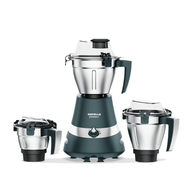 HAVELLS DENSO PLUS 1000 Watt 3 Jars Juicer Mixer Grinder (21000 RPM, ACS Technology, Green & Silver)
