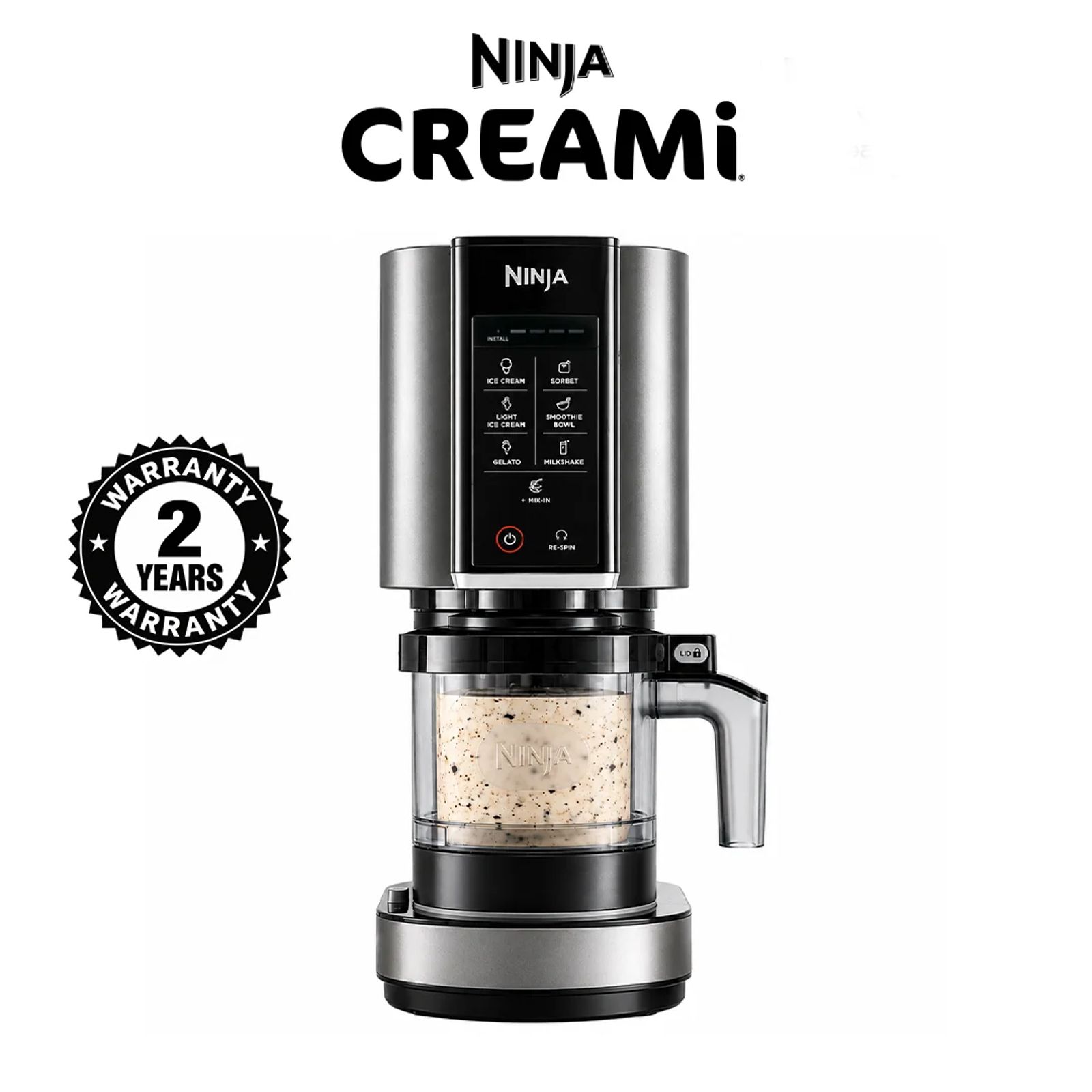 NINJA CREAMi 800 Watts Ice Cream Maker (Creamify Technology, NC300IN, Black & Grey) NINJA CREAMi 800 Watts Ice Cream Maker (Creamify Technology, NC300IN, Black & Grey)_2