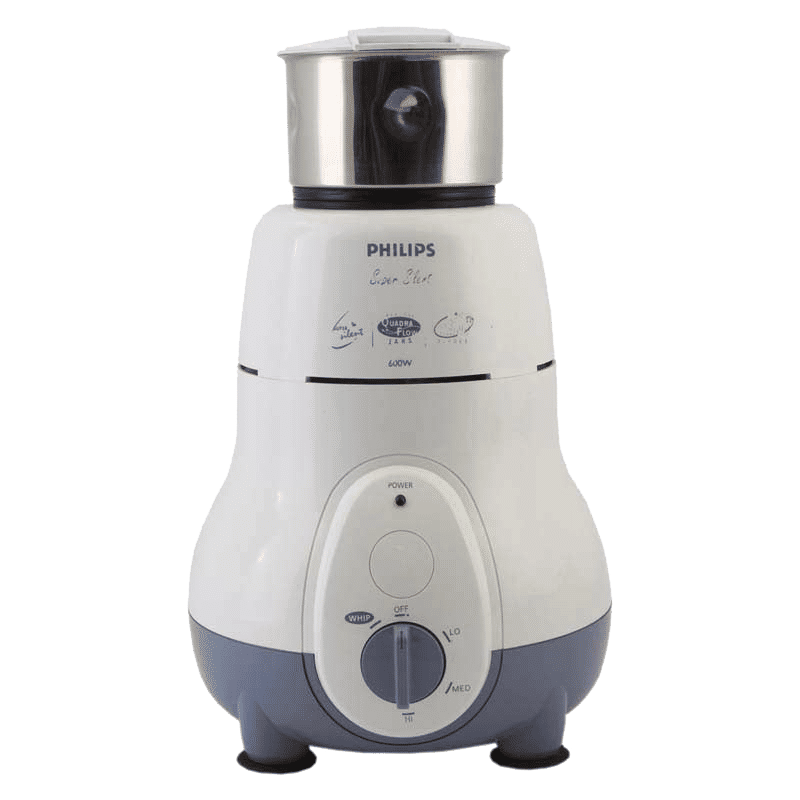 Philips 600 Watt Mixer Grinder (HL1643/04, White) Philips 600 Watt Mixer Grinder (HL1643/04, White)_1