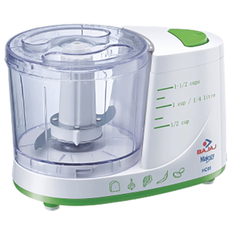 BAJAJ 135 Watt Vegetable Chopper (White & Green) BAJAJ 135 Watt Vegetable Chopper (White & Green)_5