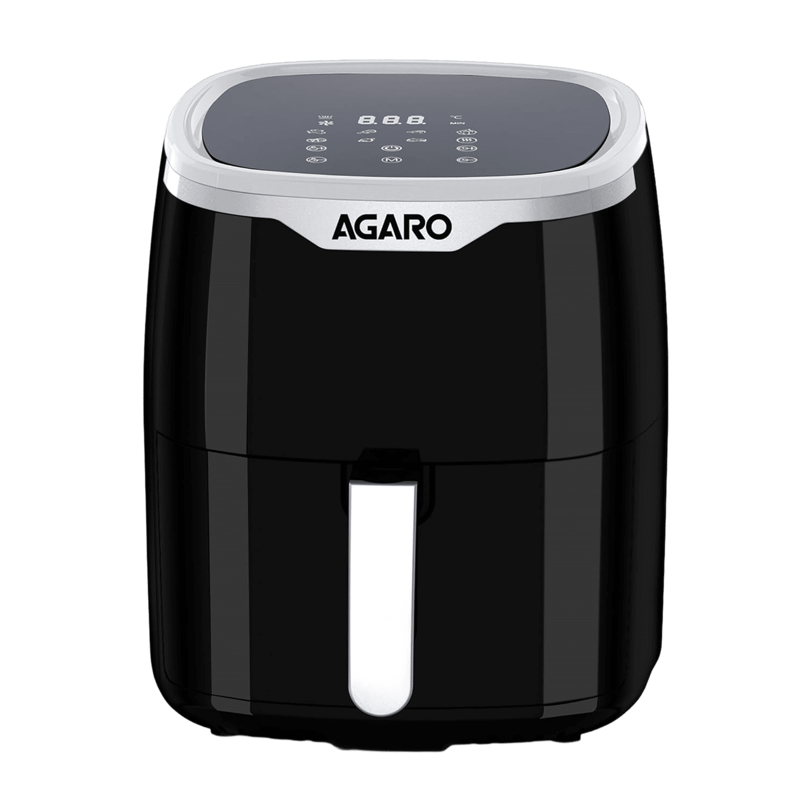AGARO Galaxy 4.5L 1400 Watt Digital Air Fryer with 360 Degrees Air Circulation Technology (Black) AGARO Galaxy 4.5L 1400 Watt Digital Air Fryer with 360 Degrees Air Circulation Technology (Black)_1
