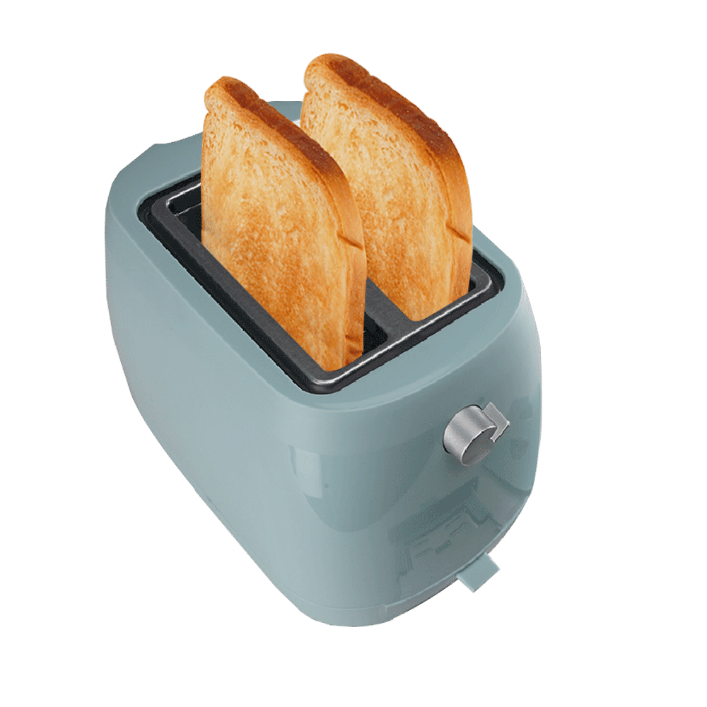 Croma 800W 2 Slice Pop-Up Toaster with Removable Crumb Tray (Green)_1