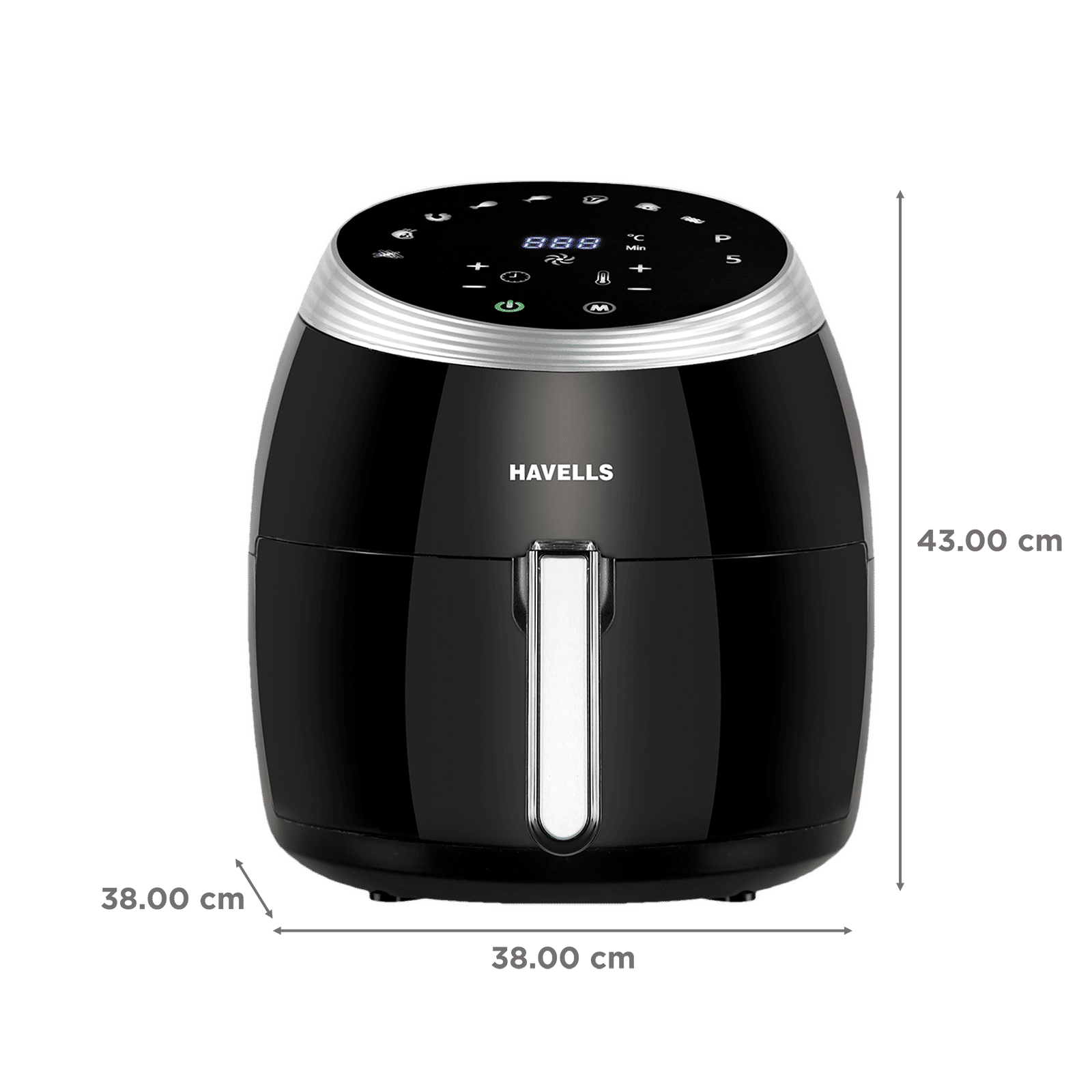 HAVELLS Prolife Grande 6.5L 1700 Watt Digital Air Fryer with Aero Crisp Technology (Black) HAVELLS Prolife Grande 6.5L 1700 Watt Digital Air Fryer with Aero Crisp Technology (Black)_2