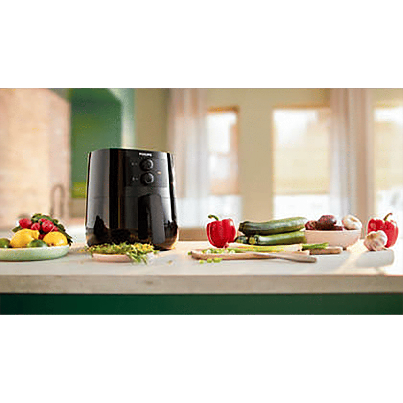 PHILIPS Spectre 4.1L 1400 Watt Air Fryer with Rapid Air Technology (Black)_11