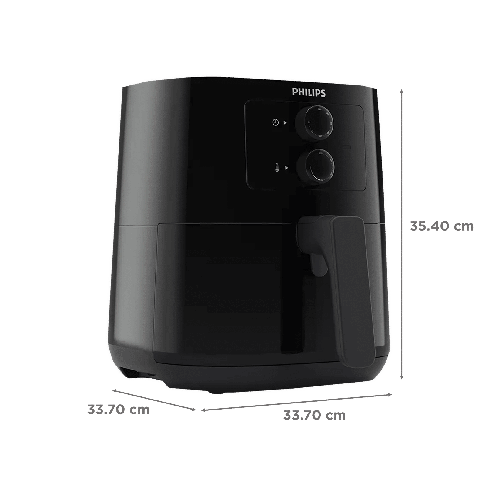 PHILIPS Spectre 4.1L 1400 Watt Air Fryer with Rapid Air Technology (Black)_2