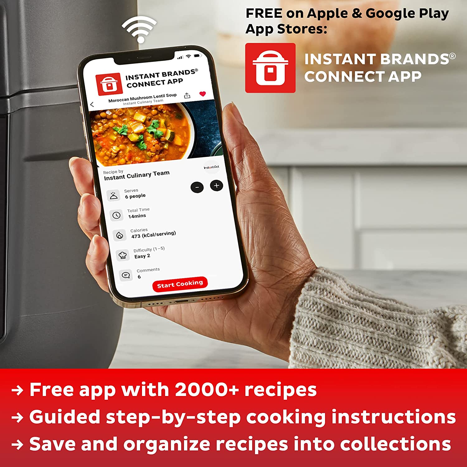 Instant Pot Vortex Plus 5.67L 1500 Watt Digital Air Fryer with EvenCrisp Technology (Silver)_11