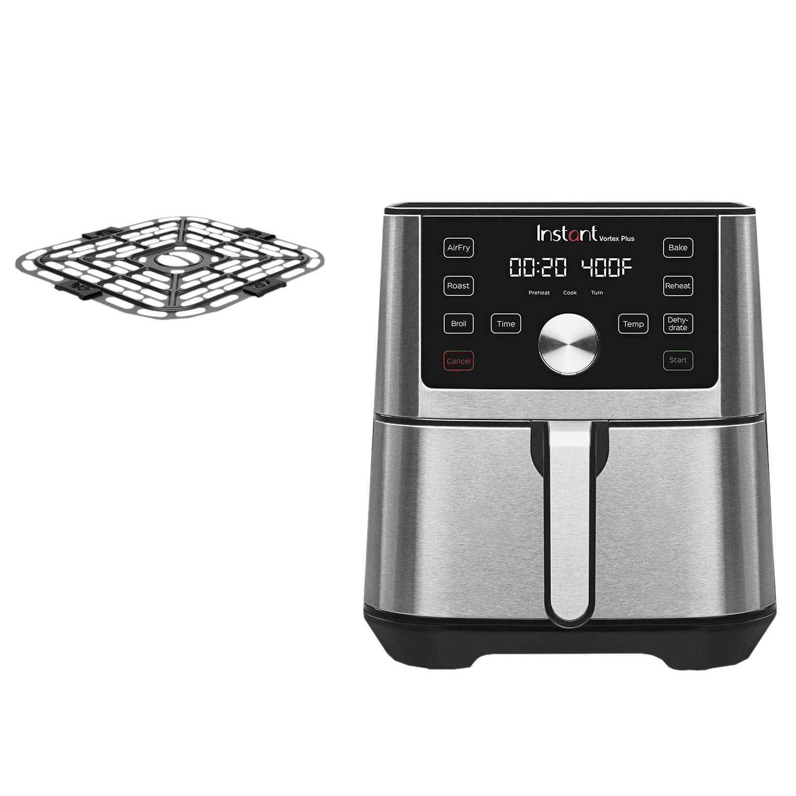 Instant Pot Vortex Plus 5.67L 1500 Watt Digital Air Fryer with EvenCrisp Technology (Silver)_5