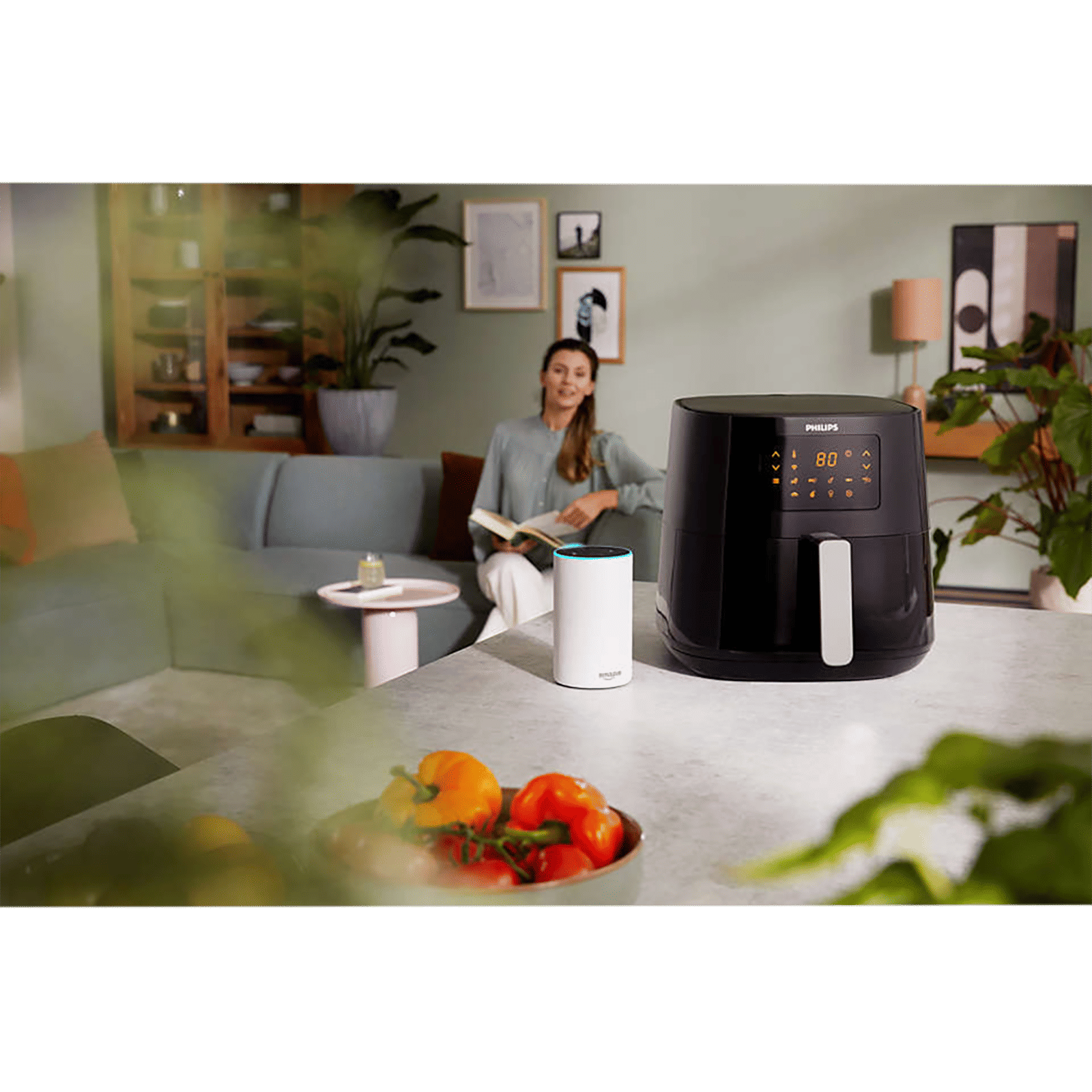 PHILIPS 6.2L 2000 Watt Digital Air Fryer with Rapid Air Technology (Black & Dark Silver) PHILIPS 6.2L 2000 Watt Digital Air Fryer with Rapid Air Technology (Black & Dark Silver)_11