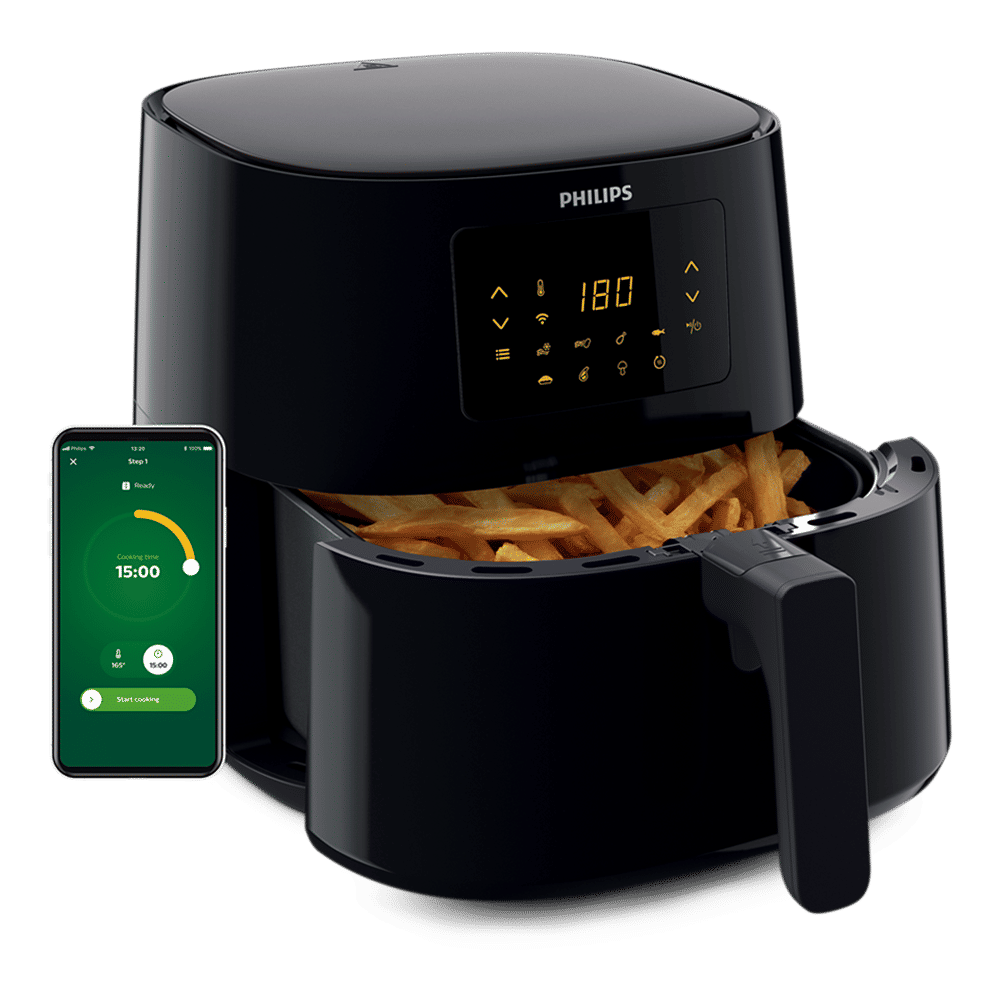 PHILIPS 6.2L 2000 Watt Digital Air Fryer with Rapid Air Technology (Black & Dark Silver) PHILIPS 6.2L 2000 Watt Digital Air Fryer with Rapid Air Technology (Black & Dark Silver)_7